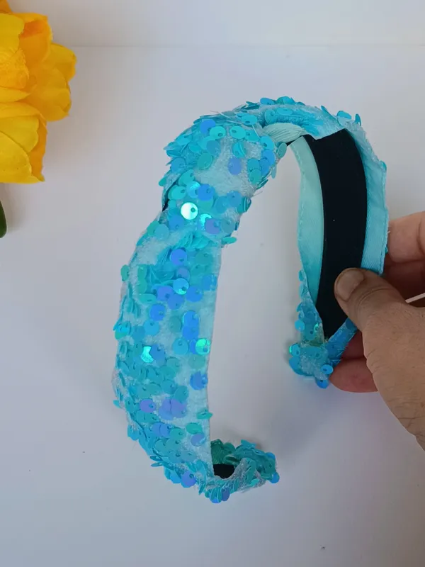 Blue_Sequin_Embellished_Headband_For_Kids