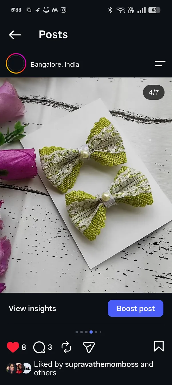 Green_Jute_Lace_Bow_Hair_Bow_For_Kids_Set_of_2