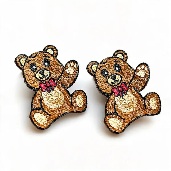 Brown_Sequin_Teddy_Bear_Brooch_For_Kids_Set_Of_2