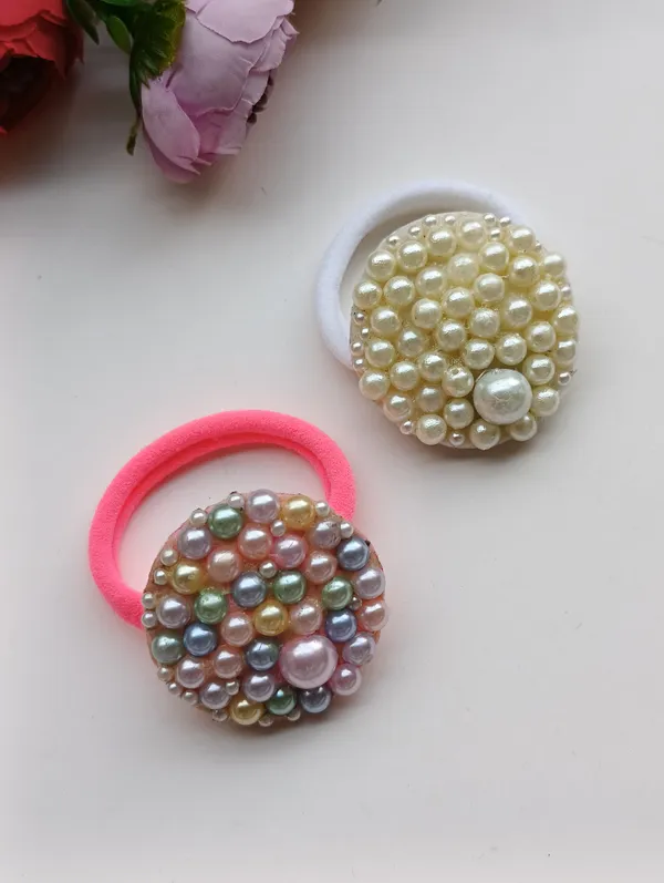 Multicolor_Pearl_Beaded_Hair_Ties_For_Women