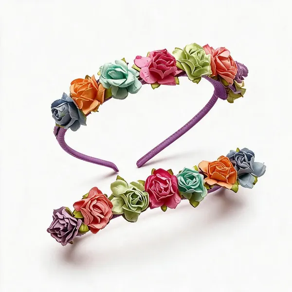 Multicolor_Polyester_Floral_Headband