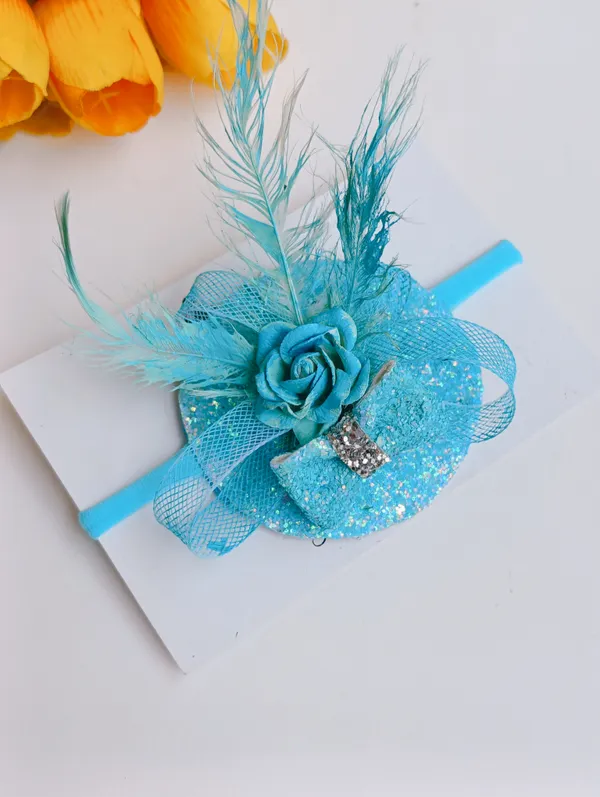 Sky_Blue_Glitter_Feather_Fascinator_Headband_For_Kids