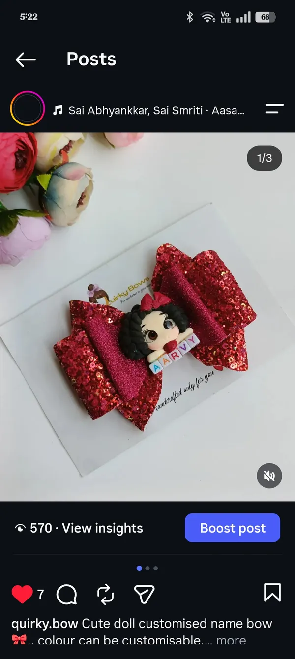 Red_Sequin_Doll_Name_Block_Layered_Hair_Bow_For_Kids