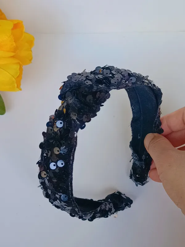 Black_Sequin_Embellished_Headband_For_Kids