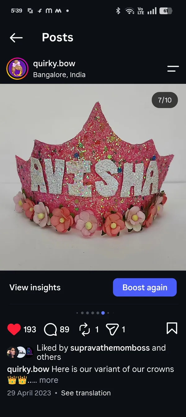 Pink_Glitter_Floral_Crown_For_Kids