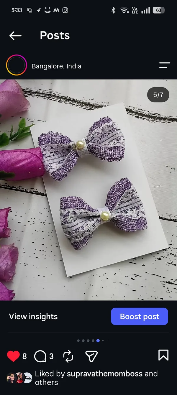 Purple_Jute_Lace_Bow_Hair_Accessory_For_Kids