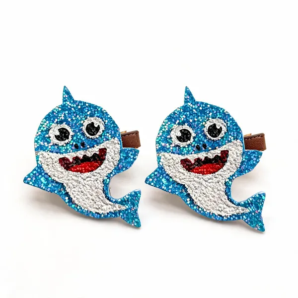 Blue_Sequin_Dolphin_Hair_Clip_For_Kids_Pack_Of_2