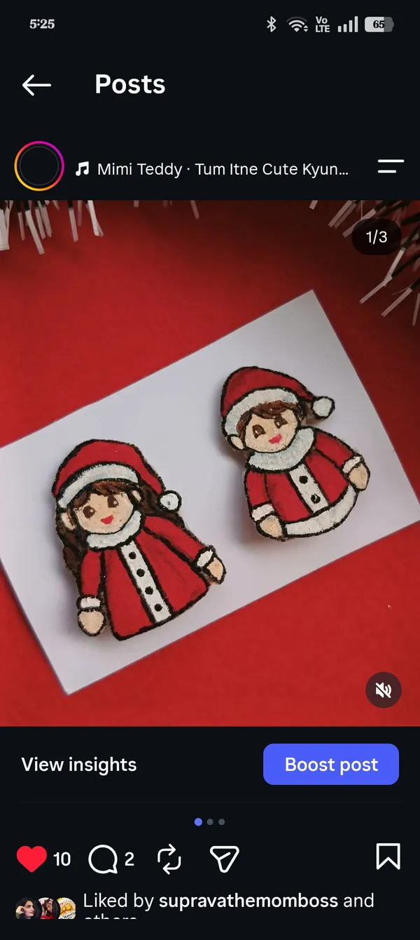 Felt_Embroidered_Christmas_Santa_Applique_Patches_Set_Of_2