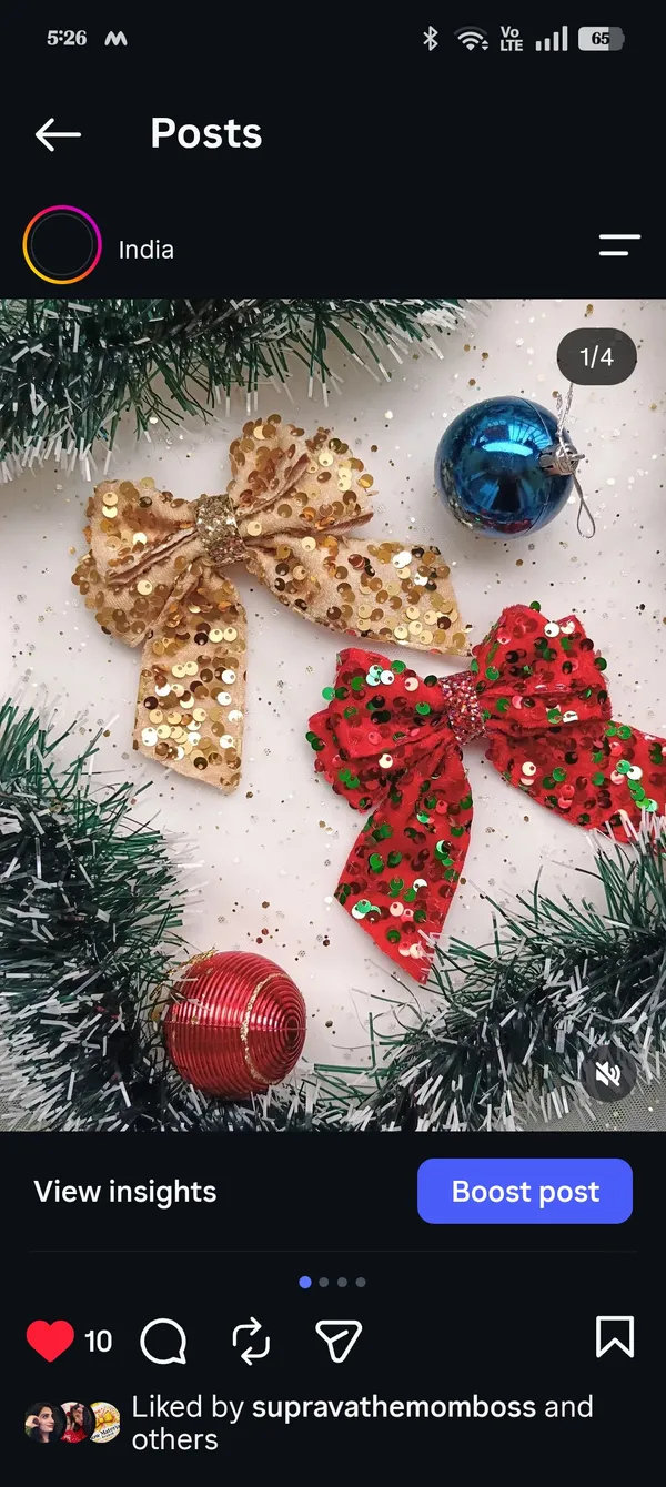 Red_Gold_Sequin_Christmas_Decorative_Bow_Pack_Of_2
