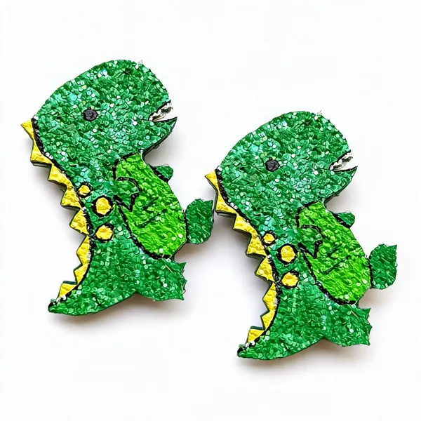 Green_Sequin_Dinosaur_Brooch_For_Kids_Set_Of_2