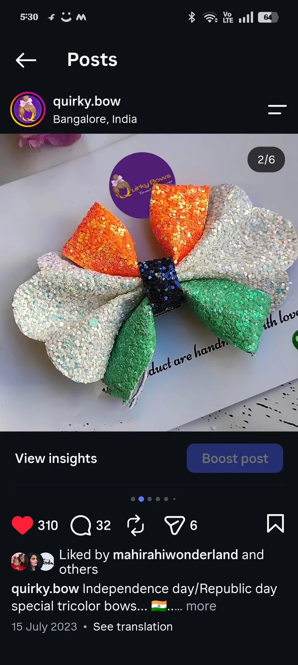 Tricolour_Sequin_Layered_Hair_Bow_For_Kids