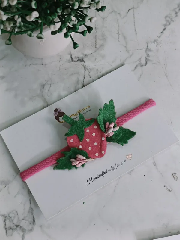 Pink_Felt_Strawberry_Headband_For_Girls