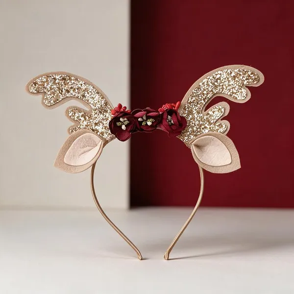 Gold_Glitter_Reindeer_Antler_Headband_For_Kids