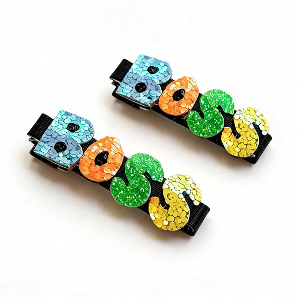 Multicolor_Sequin_Letter_Boss_Hair_Clip_For_Girls_Set_Of_2