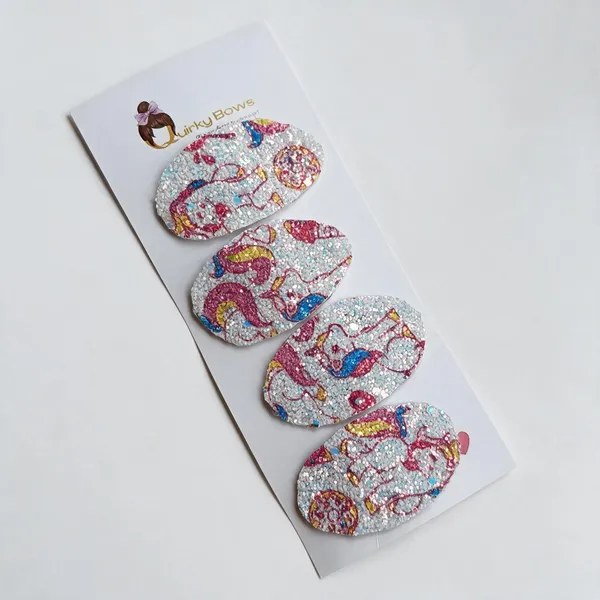 Silver_Glitter_Oval_Hair_Clips_For_Girls_Set_of_4