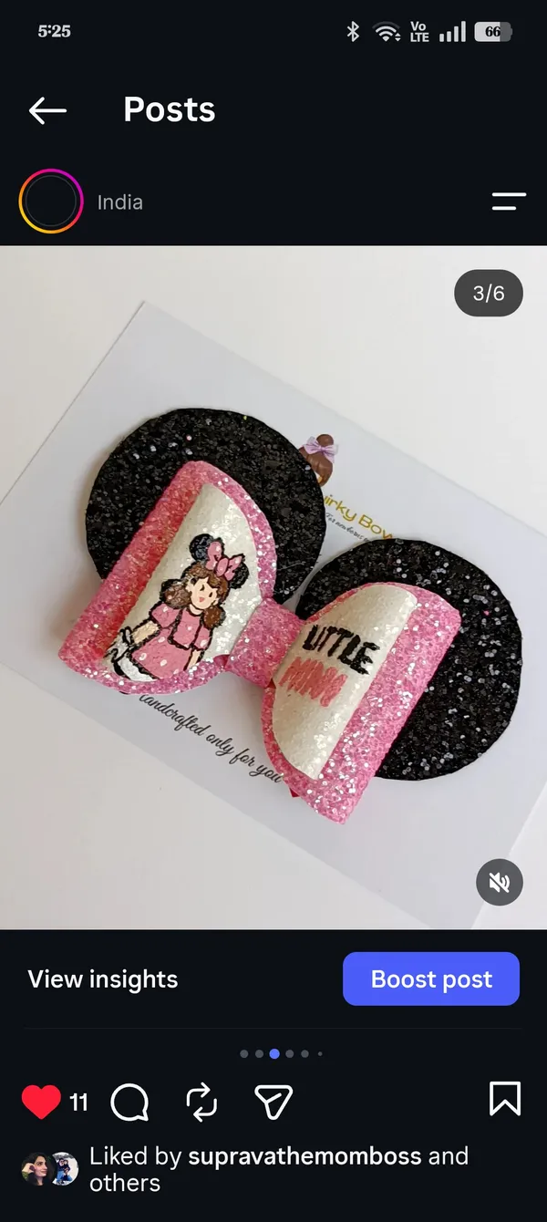 Pink_Sequin_Layered_Bow_Hair_Accessory_For_Kids