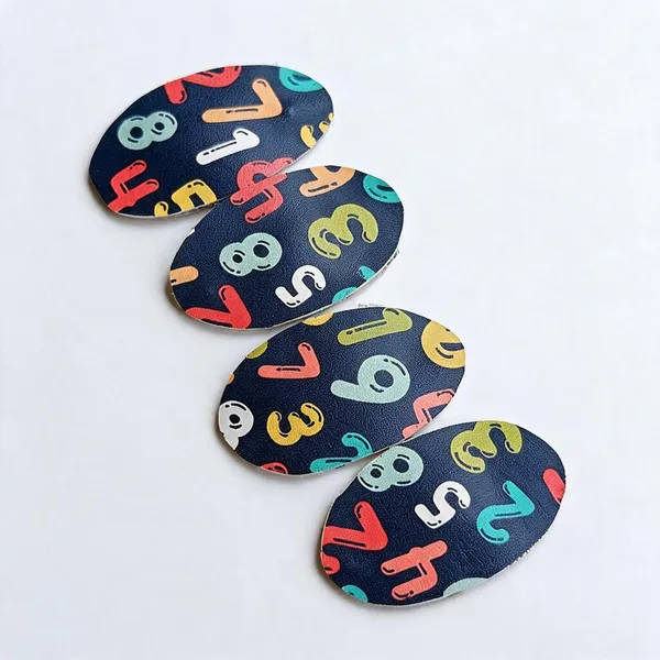 Multicolor_Fabric_Printed_Oval_Hair_Clips_For_Girls_Set_of_4
