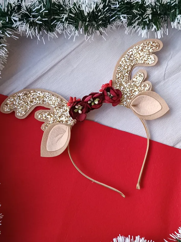 Gold_Glitter_Reindeer_Antler_Headband_For_Kids