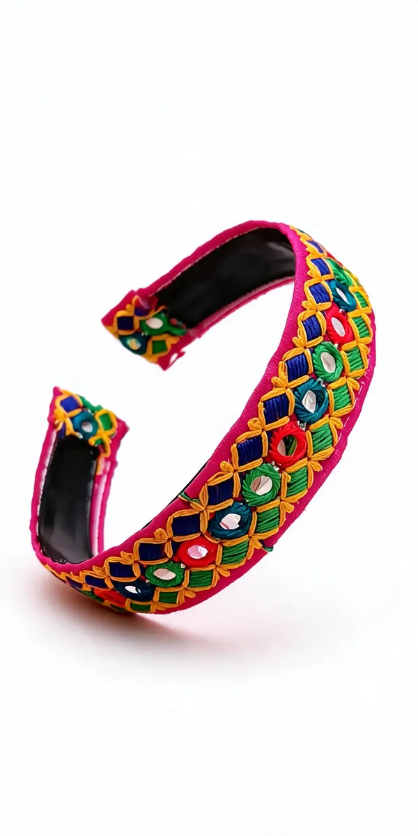 Multicolor_Lace_Embroidered_Geometric_Headband_For_Kids