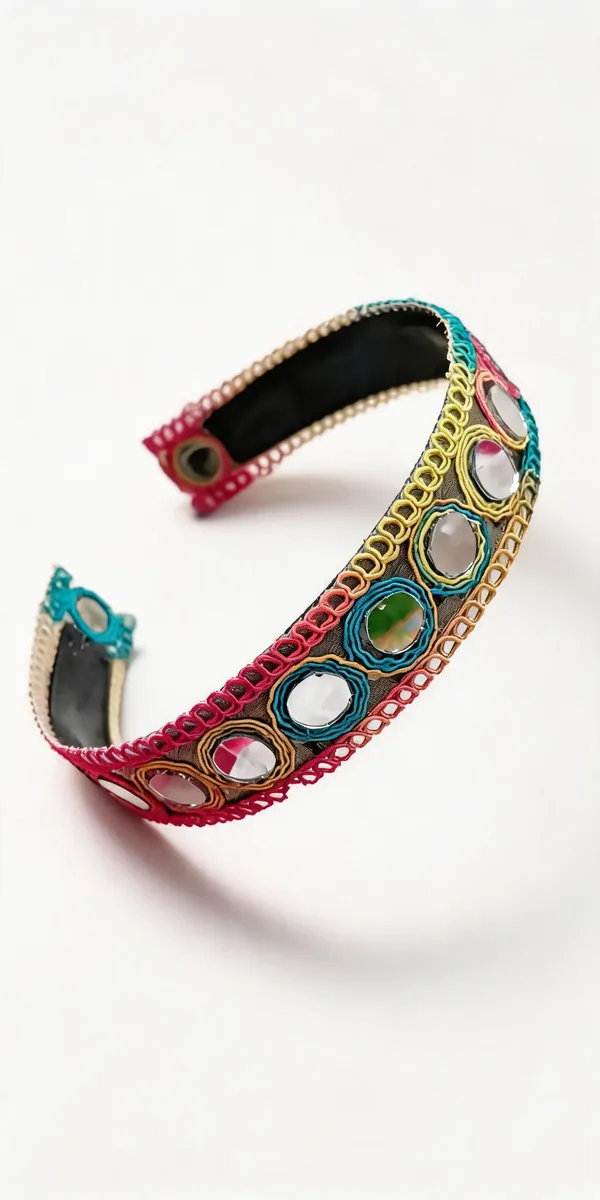 Navratri_Mirror_Lace_Embroidered_Headband_For_Kids