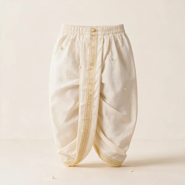 White_Sequin_Traditional_Krishna_Costume_For_Kids