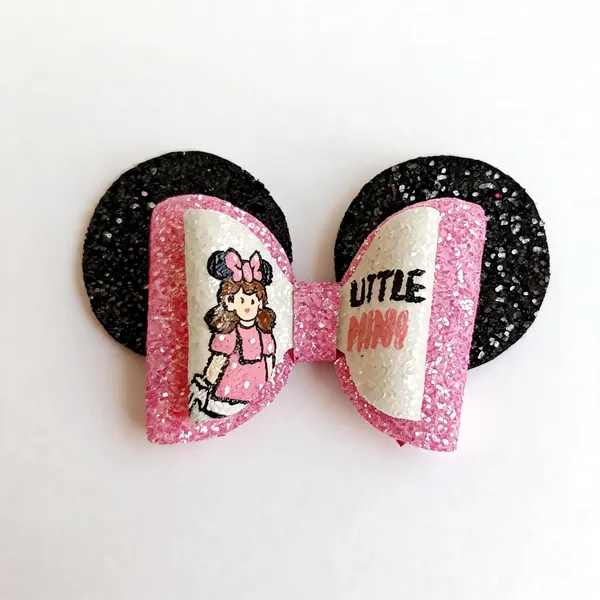 Pink_Sequin_Layered_Bow_Hair_Accessory_For_Kids