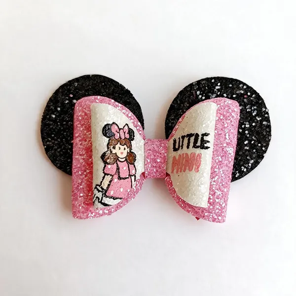 Pink_Sequin_Layered_Bow_Hair_Accessory_For_Kids