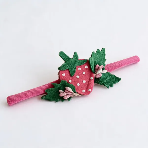 Pink_Felt_Strawberry_Headband_For_Girls