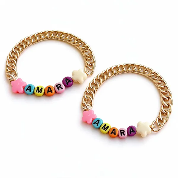 Gold_Beaded_Charm_Bracelet_For_Kids_Pack_Of_2