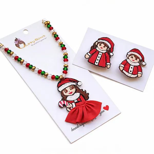 Multicolor_Beaded_Christmas_Jewellery_Set_For_Kids