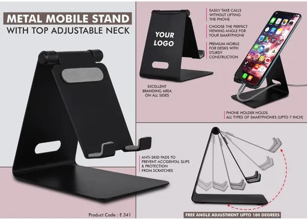 Black_Metal_Adjustable_Mobile_Stand_for_Smartphones