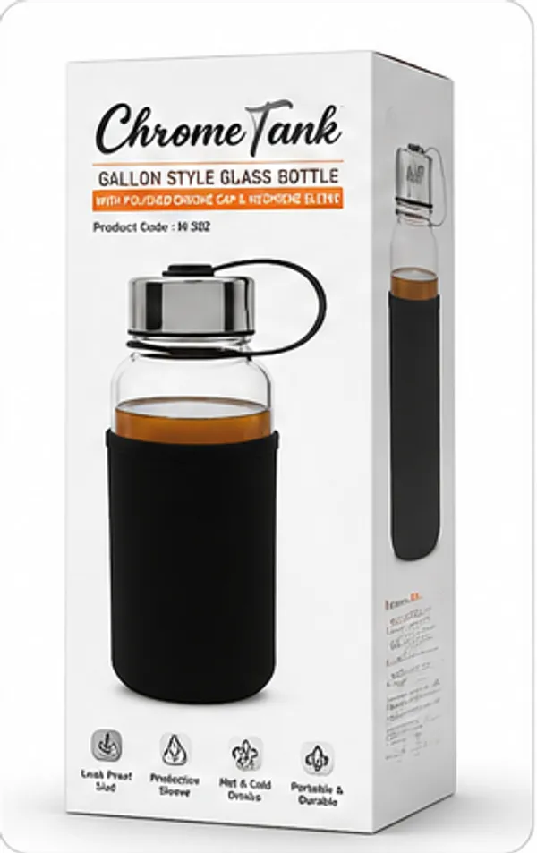 Glass_Casual_Plain_Water_Bottle