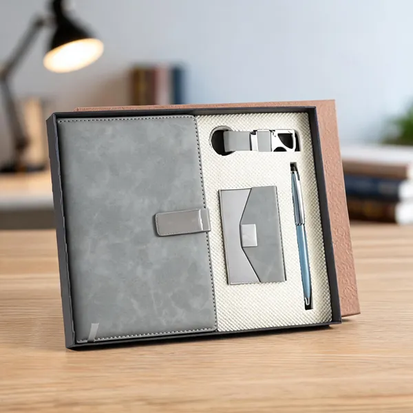 Grey_Notebook_Pen_And_Card_Holder_Gift_Set