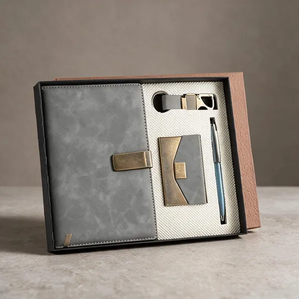 Grey_Notebook_Pen_And_Card_Holder_Gift_Set