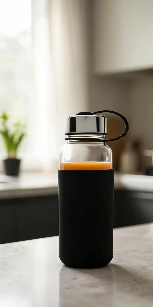 Glass_Casual_Plain_Water_Bottle_With_Sleeve