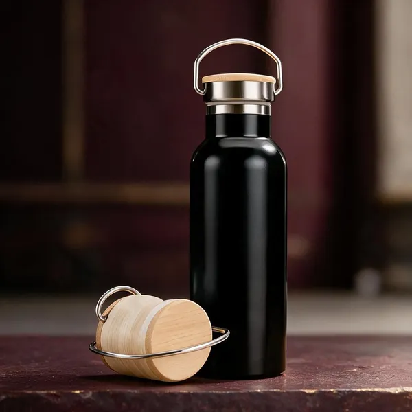 Stainless_Steel_Minimalist_Solid_Black_Water_Bottle_Set
