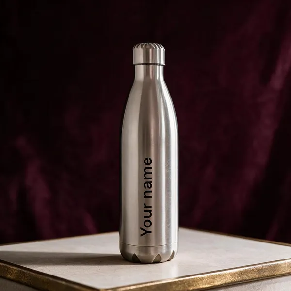 Stainless_Steel_Minimalist_Solid_Silver_Personalised_Water_Bottle
