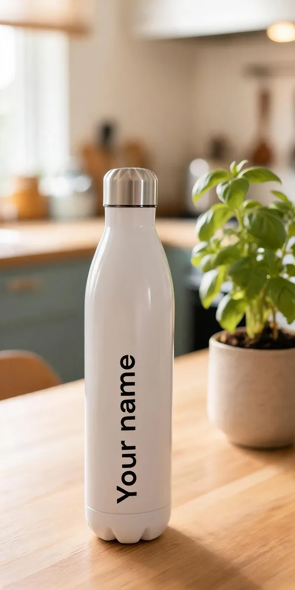 Stainless_Steel_Minimalist_Solid_White_Personalised_Water_Bottle