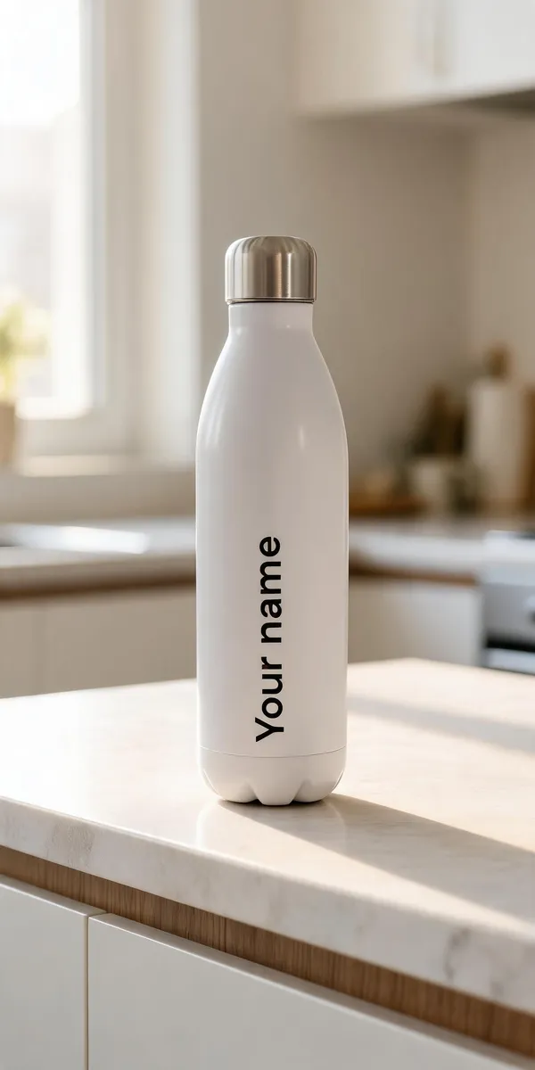 Stainless_Steel_Minimalist_Solid_White_Personalised_Water_Bottle
