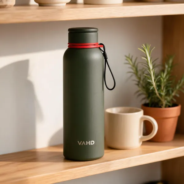 Stainless_Steel_Matte_Finish_Green_Water_Bottle