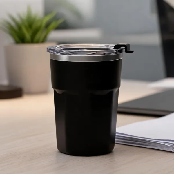 Stainless_Steel_Double_Wall_Flip_Top_Black_Travel_Mug