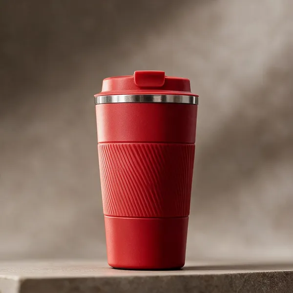 Stainless_Steel_Modern_Ribbed_Red_Travel_Coffee_Mug
