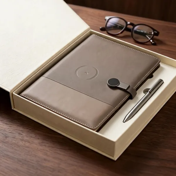 Brown_Hardcover_Notebook_And_Metallic_Pen_Gift_Set