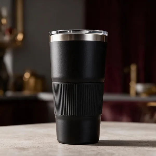 Stainless_Steel_Modern_Ribbed_Black_Travel_Coffee_Mug