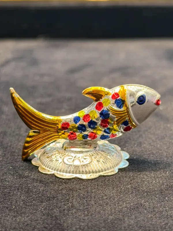 Metal_Decorative_Multicolour_Fish_Figurine