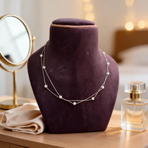 Silver_925_Pearl_Beaded_Layered_Necklace_For_Women