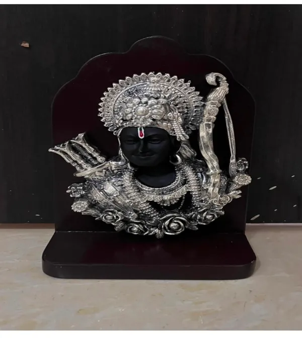 Silver_Tone_Lord_Ram_Decorative_Idol_With_Bow_And_Arrows