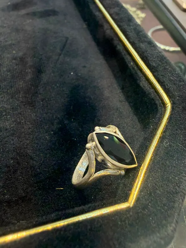 Gold_Tone_Black_Stone_Statement_Ring_for_Women