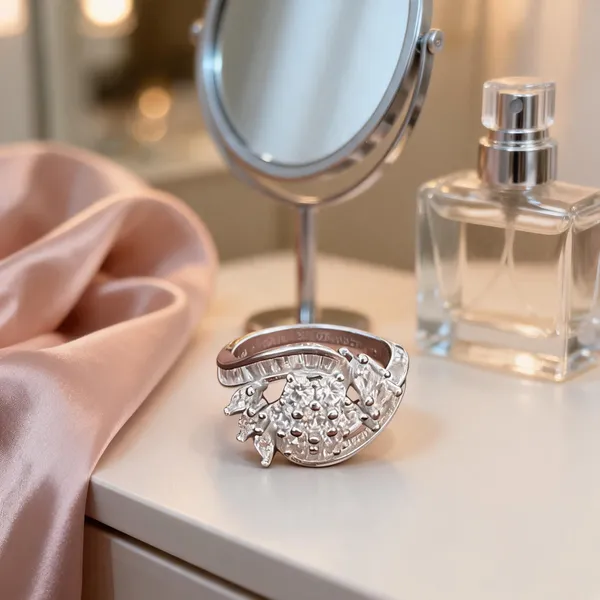 Silver_Floral_Design_Ring_For_Women