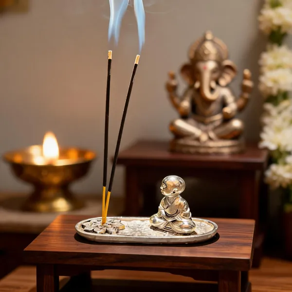 Omjewels_Silver_Sheet_Sandalwood_Buddha_Incense_Holder